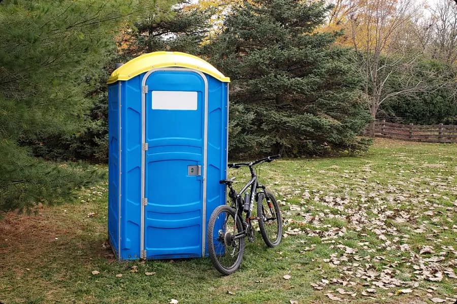 Portable sanitation support options including add-ons and service planning